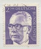 [Serie básica. Gustav Heinemann, 1899 - 1976. Tercer presidente., tipo QI10]