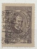 [President Masaryk(1850-1937) - Coloured Paper, tegund AM3]