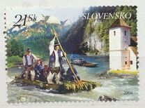 [Raftmen on the Dunajec River, type OU]