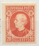 [Andrej Hlinka - Inscription "SLOVENSKÁ POŠTA", प्रकार E2]