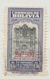 [Airmail - Currency Revaluation - Founding of La Paz stamps of 1951 Surcharged, type FO3]