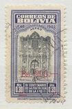 [Airmail - Currency Revaluation - Founding of La Paz stamps of 1951 Surcharged, type FO3]
