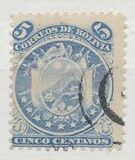[Coat of Arms - Nine Stars below Arms, Perforated, type B7]