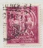 [Stamp Day - The 700th Anniversary of the Founding of the University of Salamanca, տեսակ ANR]