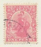 [Penny Universal - Zealandia - Inscription " DOMINION OF NEW ZEALAND", type AR]