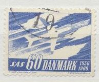 [The 10th Anniversary of the Scandinivian Airlines System, SAS, typ EG]