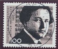 [The 100th Anniversary of the Birth of Athur Honegger, Composer, тип AZQ]