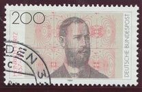 [The 100th Anniversary of the Death of Heinrich Hertz, Physicist, type BEA]