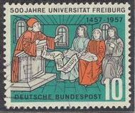 [500 anni dell'Università di Friburgo - Filigrana: DBP e crocifere, Scrivi CY]