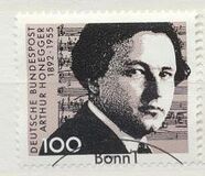 [The 100th Anniversary of the Birth of Athur Honegger, Composer, тип AZQ]