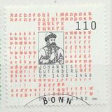 [The 600th Anniversary of the Birth of Johannes Gutenberg, 1397-1468, tip BSZ]