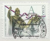 [St Wenceslas by J.V.Myslbek, 1848-1922 – Symbol of the Czech Statehood. Self Adhesive Stamp, տեսակ AAM]