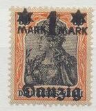 [German Empire Stamp Overprinted, Scrivi E]