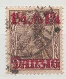 [German Empire Stamp Overprinted, Scrivi F]