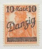 [German Empire Stamp Overprinted, Scrivi J]