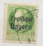 [King Ludwig III Overprinted "Freistaat Bayern", type P1]