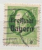 [King Ludwig III Overprinted "Freistaat Bayern", type P1]
