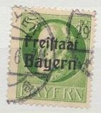 [King Ludwig III Overprinted "Freistaat Bayern", type P1]