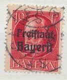 [King Ludwig III Overprinted "Freistaat Bayern", type P3]