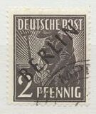 [BERLIN in Black Overprint on "Allied Occupation Zone" Stamps, type A]