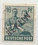 [BERLIN in Black Overprint on "Allied Occupation Zone" Stamps, type A6]