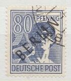 [BERLIN in Black Overprint on "Allied Occupation Zone" Stamps, type A14]