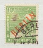 [BERLIN in Red Overprint on "Allied Occupation Zone" Stamps, type B3]