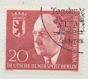 [In Memorial of Walther Schreiber(1884-1958) - Mayor of Berlin 1953-1954, Tüüp DF]