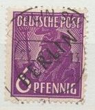 [BERLIN in Black Overprint on "Allied Occupation Zone" Stamps, type A1]