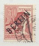 [BERLIN in Black Overprint on "Allied Occupation Zone" Stamps, type A13]