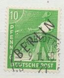 [BERLIN in Black Overprint on "Allied Occupation Zone" Stamps, type A3]