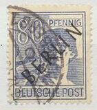 [BERLIN in Black Overprint on "Allied Occupation Zone" Stamps, type A14]