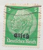 [German Empire Postage Stamps Overprinted "Elsaß", प्रकार A2]