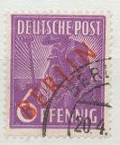 [BERLIN in Red Overprint on "Allied Occupation Zone" Stamps, type B1]