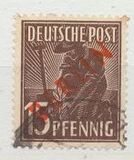 [BERLIN in Red Overprint on "Allied Occupation Zone" Stamps, type B4]