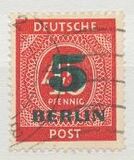 [Overprinted "Allied Occupation Zone" Stamps, タイプ T]