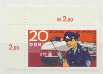 [The 25th Anniversary of the East German Folk Police, type ATJ]