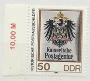 [Historical Post Office Signs - Size: 27 x 33mm, type DGA]