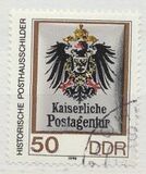 [Historical Post Office Signs - Size: 27 x 33mm, type DGA]