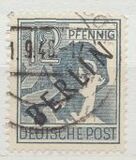 [BERLIN in Black Overprint on "Allied Occupation Zone" Stamps, type A4]