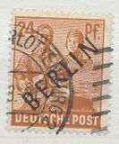 [BERLIN in Black Overprint on "Allied Occupation Zone" Stamps, type A8]