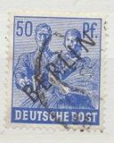 [BERLIN in Black Overprint on "Allied Occupation Zone" Stamps, type A12]