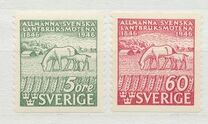 [Horses - The 100th Anniversary of the First Agricultural Congress in Sweden, type CQ]