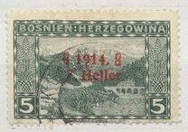 [No.32 & 34 Surcharged & Overprinted, type ABS]