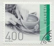 [Traditional Swiss Handicrafts - Pottery. Self Adhesive Stamps, type CGQ]