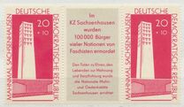 [En memoria de las víctimas del campo de concentración de Sachsenhausen. , tipo PK]
