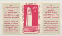 [En memoria de las víctimas del campo de concentración de Sachsenhausen. , tipo PK]