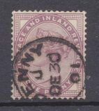 [Queen Victoria - Inscription "POSTAGE AND INLAND REVENUE", тып AI1]