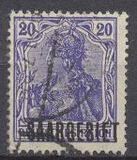 [German Empire Postage Stamps Overprinted "SAARGEBIET", type F3]