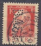 [The 90th Anniversary of the Birth of Prince Luitpold - Type I: Small 9 and no Foot on 1 in "1911". Type II: Large 9 and Foot on 1 in "1911", тип F5]